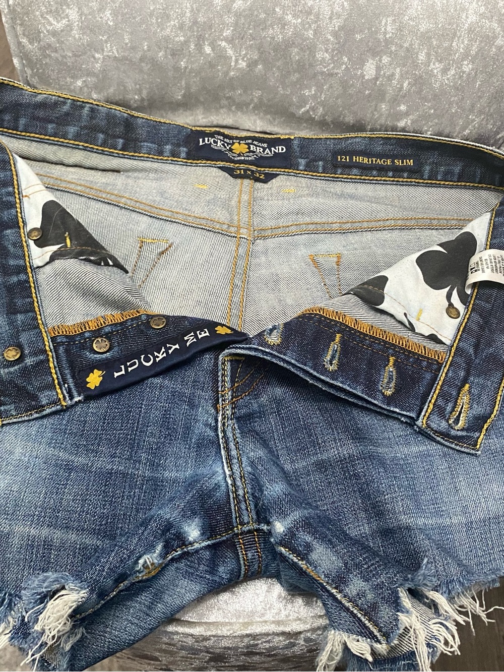 Lucky Brand 121 Heritage Slim Men's Blue Denim Jeans